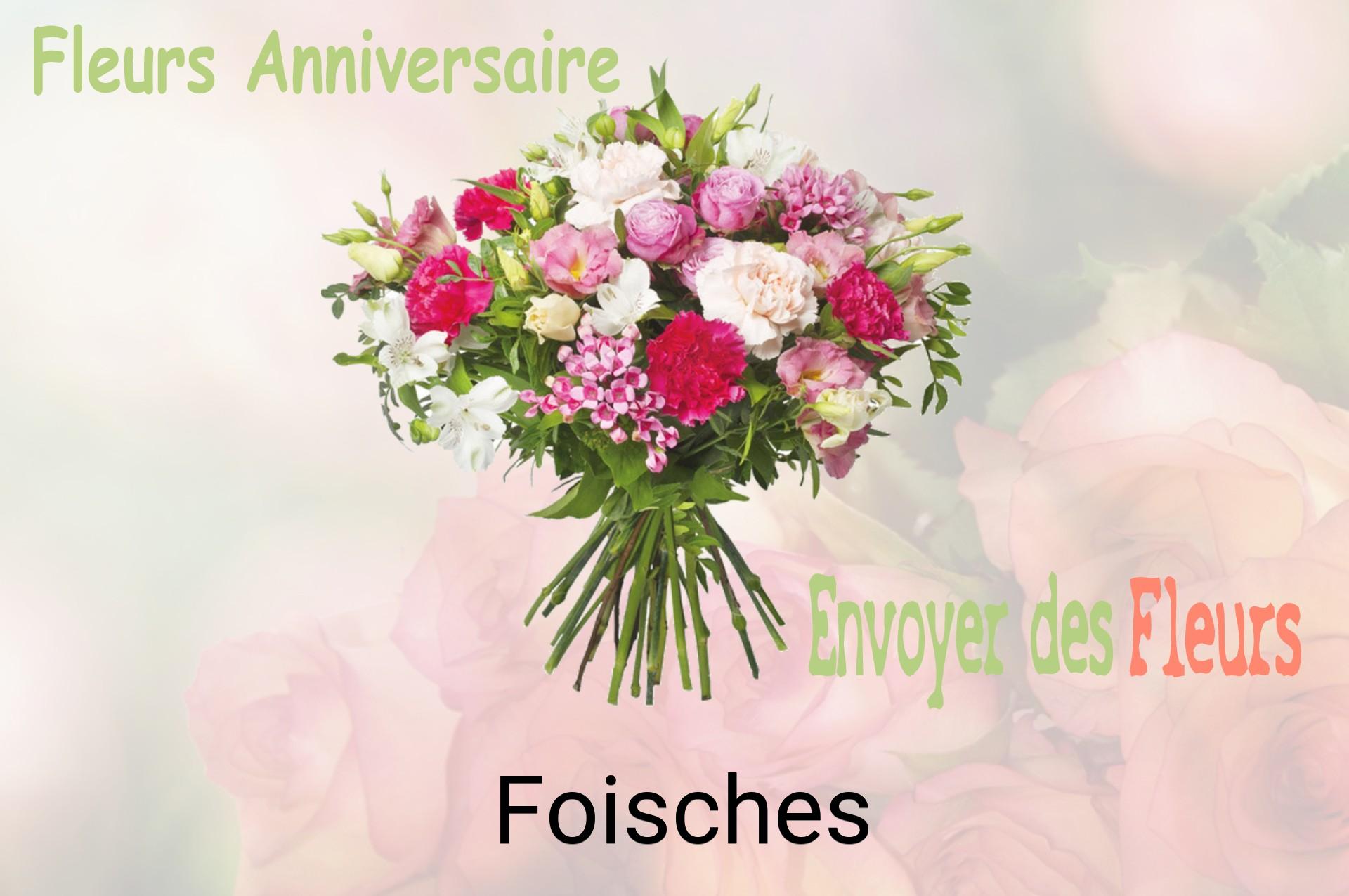Bouquet de fleurs d’anniversaire livré à Foisches