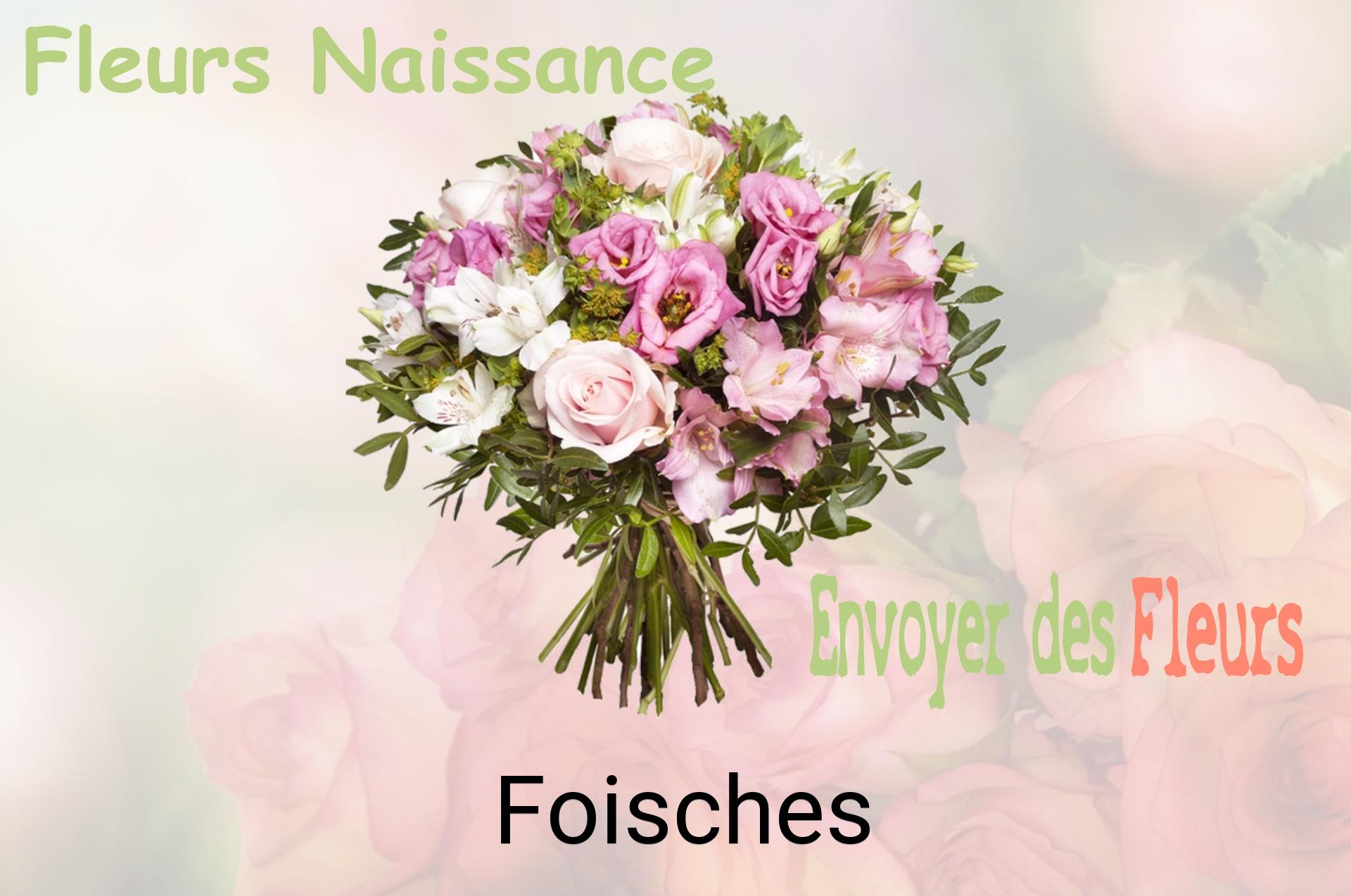 Bouquet de fleurs de naissance livré à Foisches